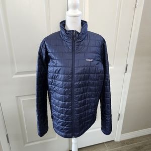 Mens Navy Patagonia Nano Puff Jacket size Large